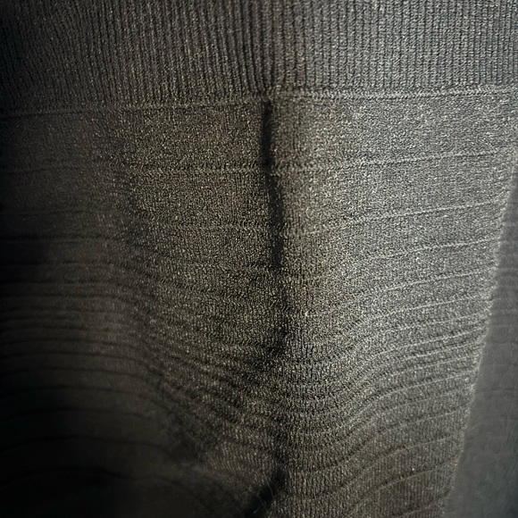 Jones New York XL Black Ribbed Top and sweater bundle of 2 tie up‎ boxy fit - Picture 6 of 10